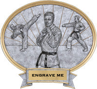 Martial Arts Sport Legend Ovals - Male [SLO8-MAM]