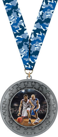 Star Eclipse Insert Medal- Silver [MPSE3-S]