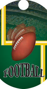 Football- Field Goal Dog Tag Insert [DT-2501]