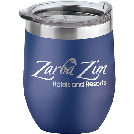 TahoeÂ© 16 oz Wine Tumbler with Premium Slide Lid - Navy [TMLG16-NVY]