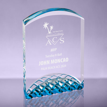 Blue Horizon Acrylic Award - 5 x 7 [AJH-BLU-7]