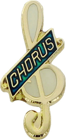 Chorus G Clef Enameled Pin [PCM-MC-CLF-83]