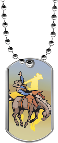 Rodeo Dog Tags [DTLAM2-RDEO]
