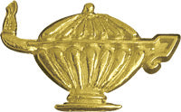 Lamp of Knowledge Chenille Pin [PCH-28]