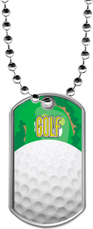 Golf Dog Tags [DTLAM2-GL]