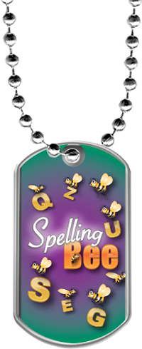 Spelling Bee Dog Tags [DTLAM2-SPB]
