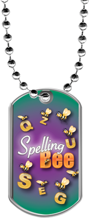 Spelling Bee Dog Tags [DTLAM2-SPB]