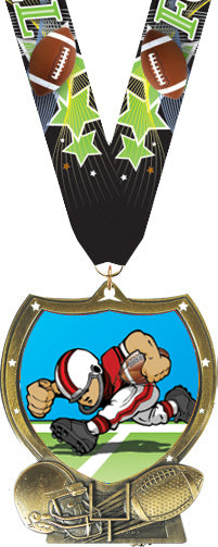 Football Shield Insert Medal [MSHLD-FB]