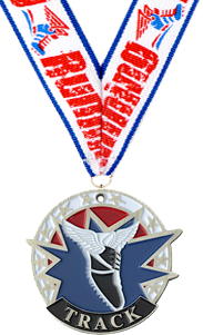Track USA Sport Medal- Silver [M2USA-TK-S]