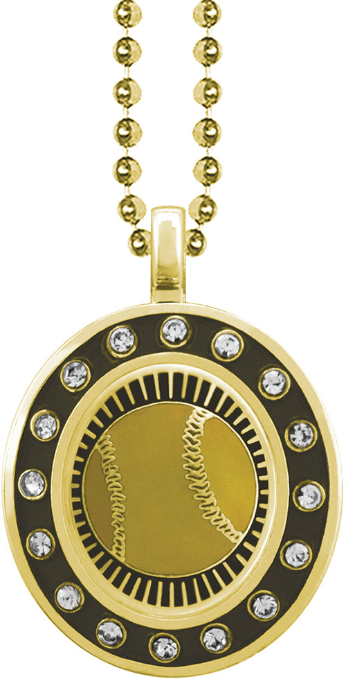 Softball Gold Charm [CSOV-16STN-SB-G]