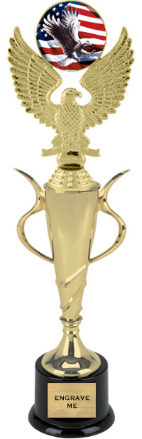 Gold Plastic Cup with Insert Holder [TCPF15i]