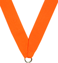 7/8 x 30 in. Neon Orange Neck Ribbon [NKRB-4079]