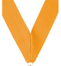 7/8 x 30 in. Gold Neck Ribbon [NKRB-1047]