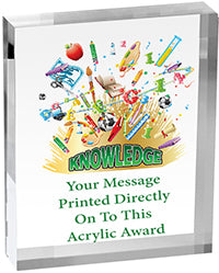 Education Vibrix Acrylic Award [ACB46V-KN]