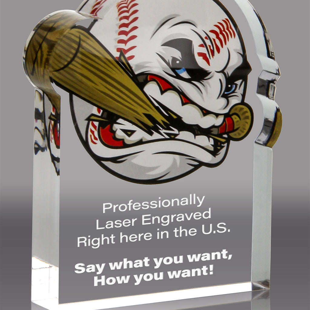 Baseball Krunch Acrylic Awards