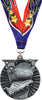 Soccer Victory Medal- Silver [MVM2-SC-S]