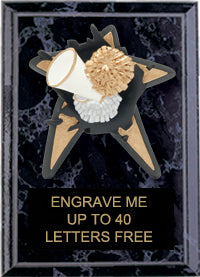 Cheer Spring Loaded Plaque [PRBI57-CH]