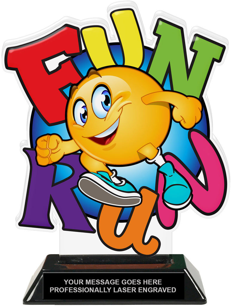 Fun Run Colorix-T Acrylic Trophy- 8.25 inch [TACR8-FNRN-Q]