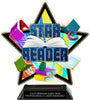 Star Reader Colorix-T Acrylic Trophy- 8.25 inch [TACR8-KN-STRRD-Q]
