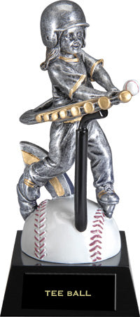 T-Ball Female Motion Xtreme Resin Trophy