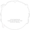 Zombie Walk Colorix-M Acrylic Medal- 3.75 inch [MACR375-ZMBWK-Q]