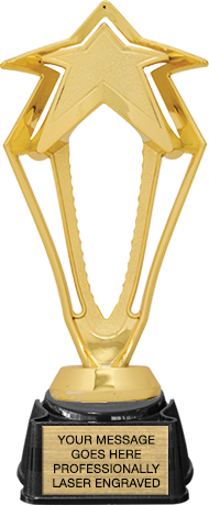 3D Rising Star Trophy - 8.75" [TRG3DSTR-8]