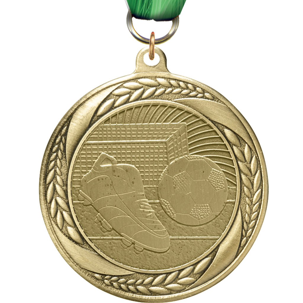 2.25" Soccer Laurel Wreath Medal [MM2S-13]