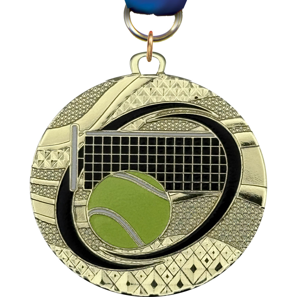 2" Tennis Prime Diecast Medal [MTP2-TN]