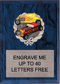 7"x9" Hot Rod Millennium Plaque [PMC79-HTRD]