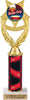 Wreath Victory Color Insert Trophy w/ Column [Ti12-J97]