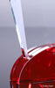 Crystal Fan on Red Base - 9.25 inch [CM56RD-9]