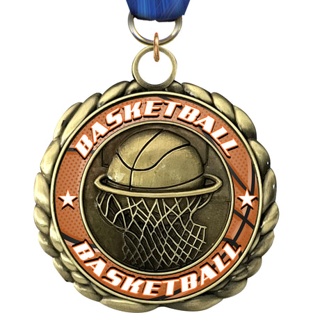 2.5"  Wraparoundz Insert Medal [MWZ2-BK]