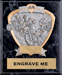 Motorcross Sport Legend Shield Plaque [P9RSLS-DB]