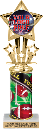 Shooting Star Custom Insert Trophy w/ Column [TXi10-C67]