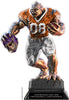 Beast Football Choose Your Number Acrylic Trophy - 10 inch Orange [TACR10-BST-FB-ORG-Q]