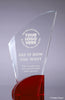 Crystal Fan on Red Base - 7.75 inch [CM56RD-7]