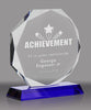 Crystal Octagon on Cobalt Blue Base- 7 inch [CPOCTB-7]