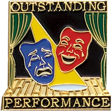 Drama Outstanding Performance Enameled Pin [PCM-MC-587]