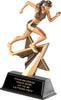 Track Female Star Power Resin Trophy -7