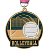 Volleyball Enameled Medal [M2EP-VB]