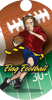 Flag Football Dog Tag Insert [DT-2510]