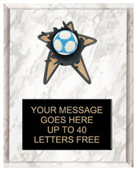 Soccer Spring Loaded Plaque [PRBI810-SC]