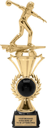 Bowling Radiance Riser Trophy [TPWSBR-BW]