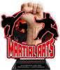 Martial Arts Colorix-T Acrylic Trophy- 8.25 inch [TACR8-MA-Q]