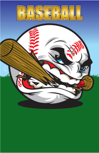 Baseball- Krunch Plaque Insert [BBP-1282]