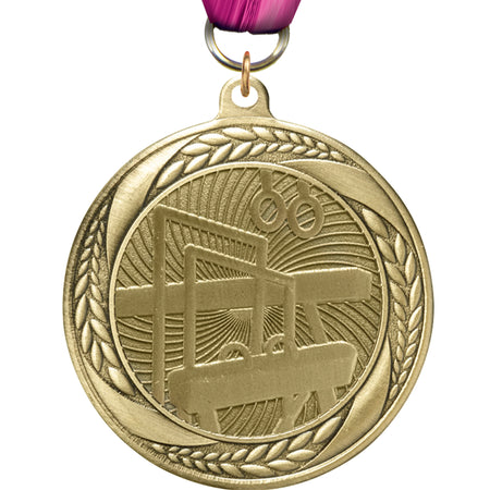 2.25" Gymnastics Laurel Wreath Medal [MM2S-08]