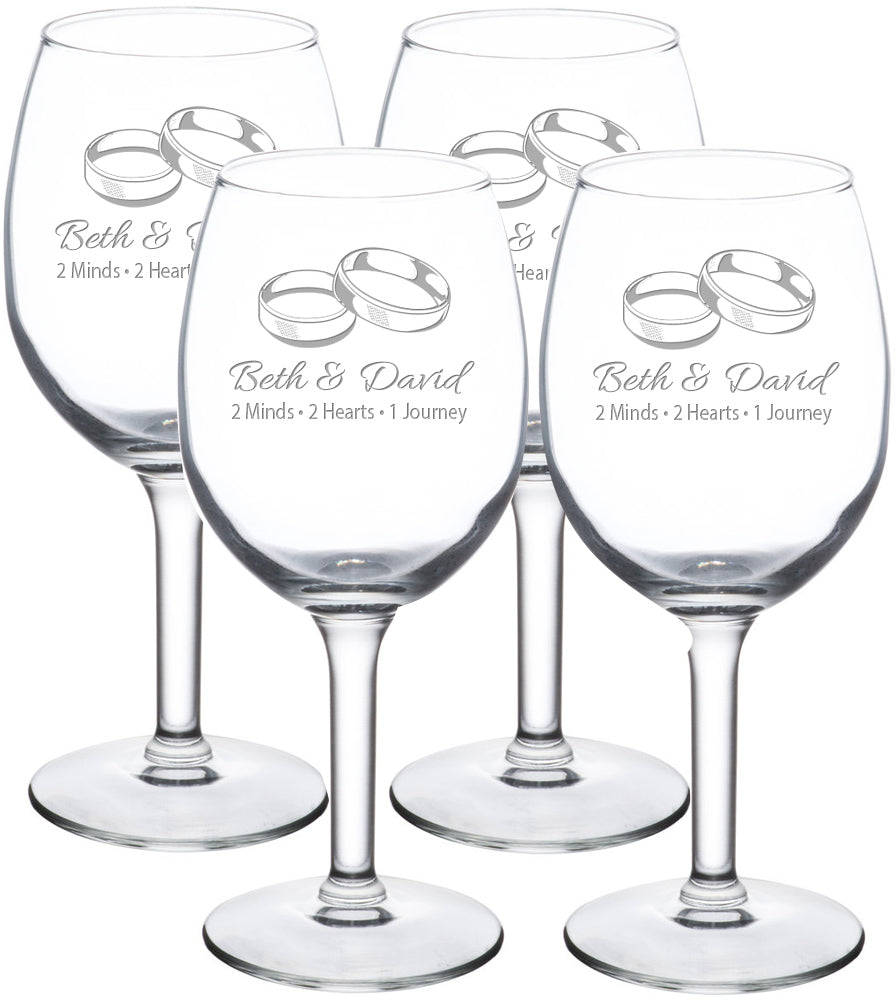 White Wine Glasses - Set of 4 [CWWG11-S4]