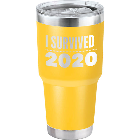TahoeÂ© 30 oz Tumbler with Premium Lid - Yellow [TMLG14-YLW]