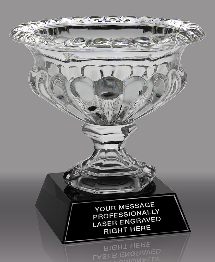 Crystal Wide Mouth Vase- 10.25 inch [CMV2A2]