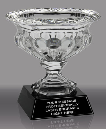 Crystal Wide Mouth Vase- 10.25 inch [CMV2A2]